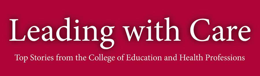 Masthead for leadingwithcare.uark.edu