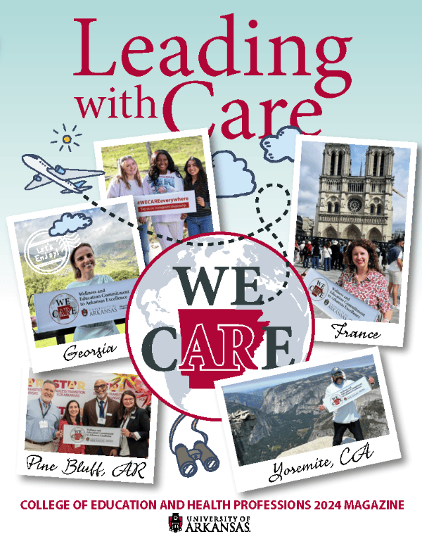 Cover of 2024 Leading with Care annual report-magazine