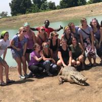 group photo of students in Ghana