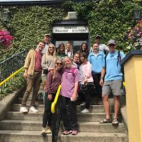 group photo of students in Ireland