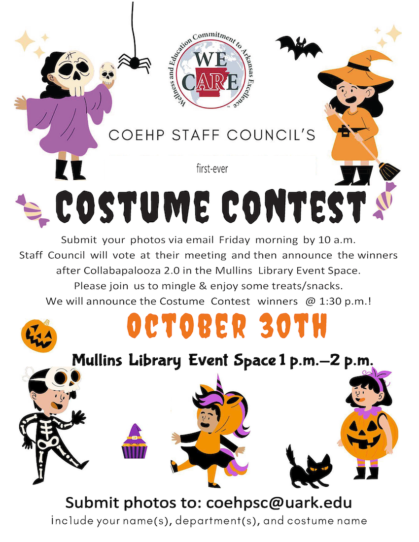 Flyer for the 2026 Costume Contest